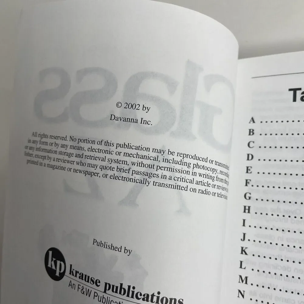 N/A glass paperback